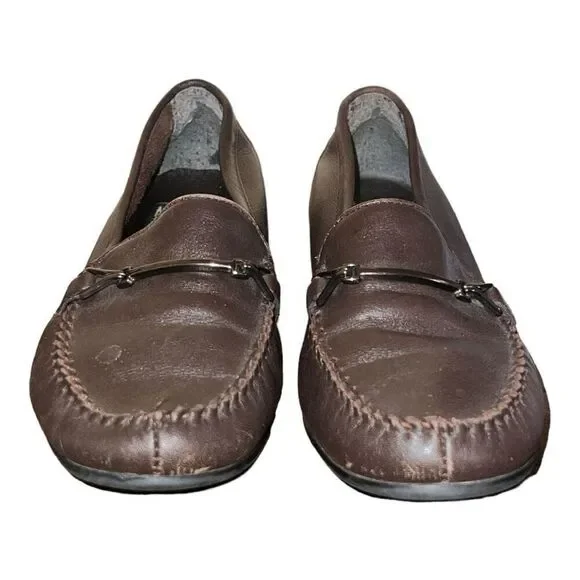 Mooties Tootsies Momallory Women’s Leather Slip On Loafers Red Size 6 - Picture 2 of 6